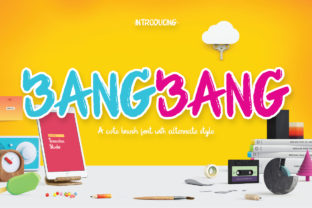 BangBang: A Cute Brush Font