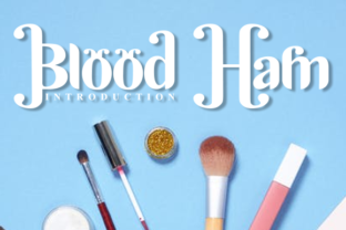 Blood Ham: A Bold Display Font