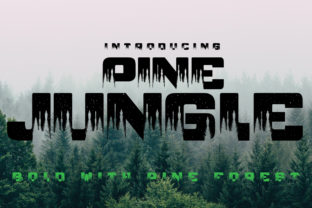 Captivate Your Audience with the Pine Jungle Display Font