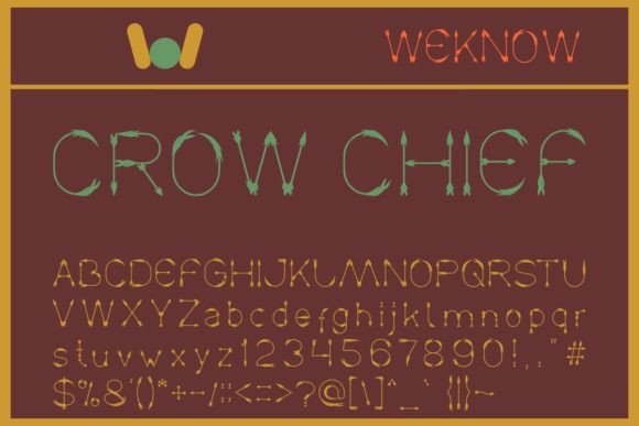 Crow Chief: A Creative Font for Makers