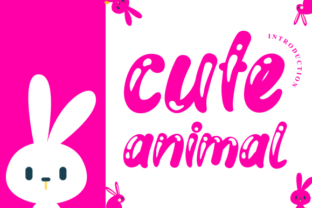 Cute Animal: A Font for Elegant Expression