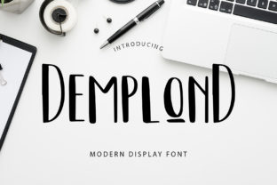 Demplond: A Modern Display Font for Web Design