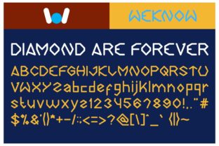 Diamond Are Forever Font