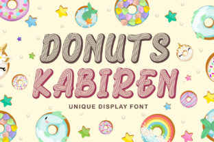 Donuts Kabiren: A Whimsical Display Font