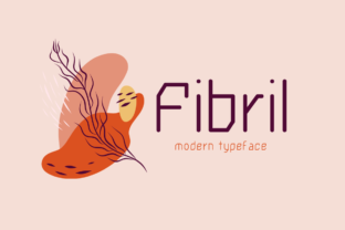 Elevate Your Brand with Fibril: The Abstract Display Font