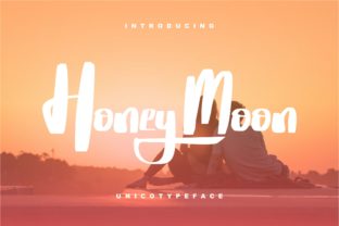 Honey Moon Font: A Bold, Down-to-Earth Typeface