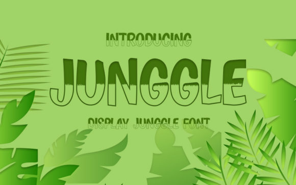 Junggle: A Fun Display Font