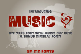 Music: A Display Font for Web Design