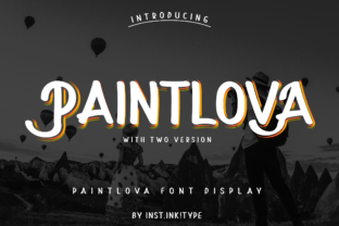 PaintLova: A Cute Display Font for Warm Editorial Stories