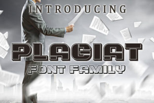 Plagiat: A Retro Font for Modern Marketing