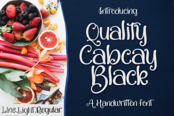 Quality Capcay: A Friendly Display Font