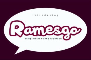 Ramesgo: A Bold Display Font for Impactful Branding