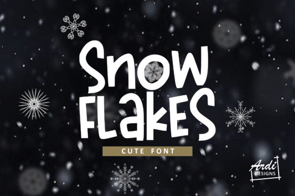 Snowflakes Font Review