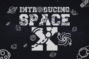 Space X: A Bold Typographic Adventure