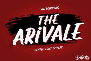 The Arivale: A Display Font for Bold Editorial Storytelling