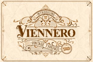 Viennero: A Vintage Display Font That Transforms Editorial Design