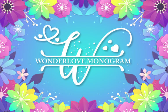 Wonderlove Monogram: A Font for Elegant Design