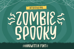 Zombie Spooky: A Halloween Display Font for Handmade Products